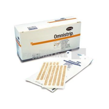 Hartmann Omnistrip Plasture hipoalergenic pentru suturi 6 mm x 101 mm 10 bucati/plic x 50