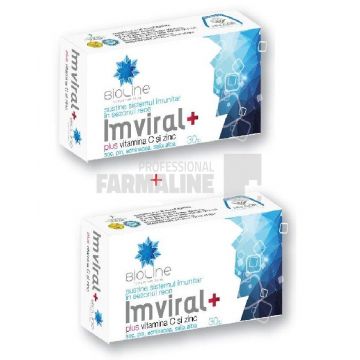 Imviral Plus Vitamina C si Zinc 30 tablete 1 + 1 Cadou