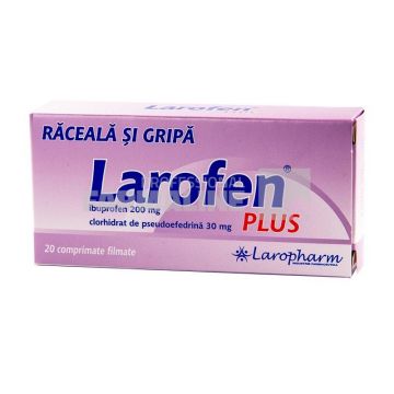 Larofen Plus 20 comprimate filmate