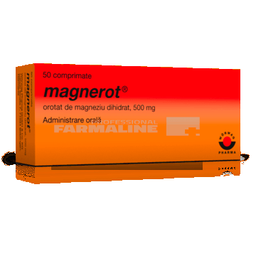 Magnerot R 500 mg 50 comprimate