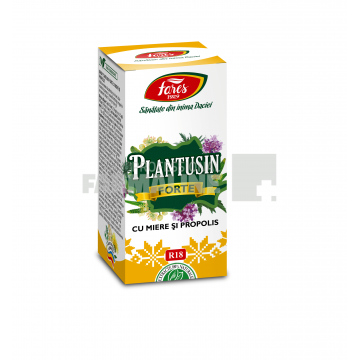 Plantusin forte R18 Sirop cu miere si propolis 100 ml