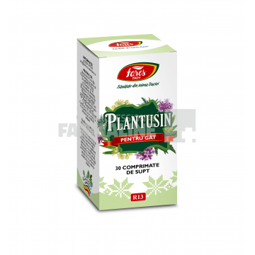 Plantusin pentru gat R13 30 comprimate masticabile