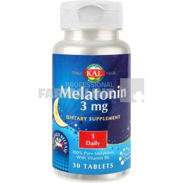 Melatonin 3 mg 30 comprimate