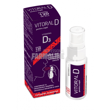 Vitoral D Spray Oral pentru copii 25 ml