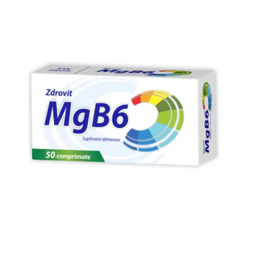Zdrovit Magneziu + B6 50 comprimate