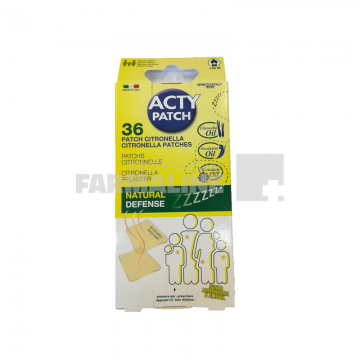 ActyPatch plasturi impotriva tantarilor 6 bucati/folie  - 6 folii