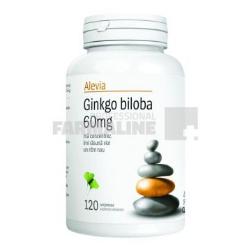 Alevia Ginkgo Biloba 60 mg 120 comprimate