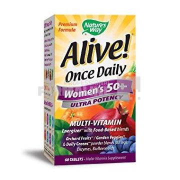 Alive!Once Daily Women's 50 + Ultra Potency 30 tablete