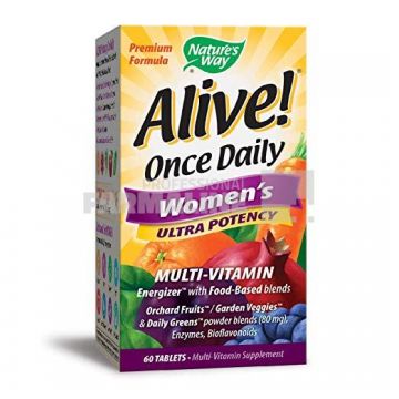 Alive! Once Daily Women's Ultra Potency 30 tablete