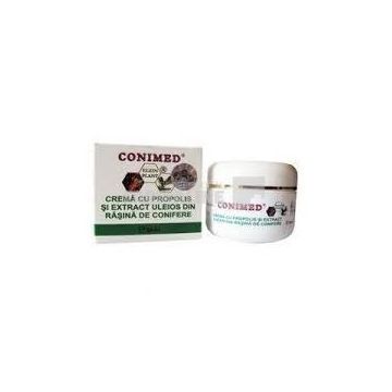 Conimed Crema Propolis si extract rasina 50 ml