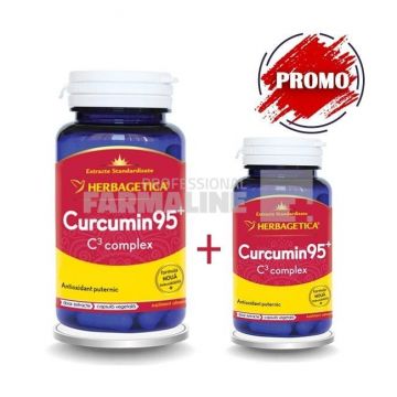 Curcumin 95 C3 Complex 60 capsule + Curcumin 95 C3 Complex 10 capsule Cadou