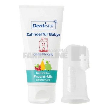 Dentistar Set Pasta de dinti 30 ml + Degetar