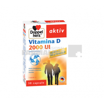 Doppelherz Aktiv Vitamina D 2000 UI 30 capsule