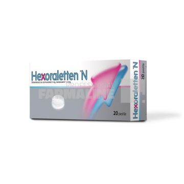 Hexoraletten N 5 mg/1,5 mg 20 pastile