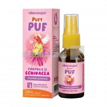Ingerasul PufyPuf Spray propolis si echinacea 20 ml