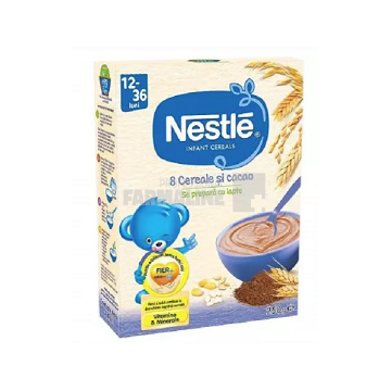 Nestle 8 Cereale si cacao 12+ luni 250 g