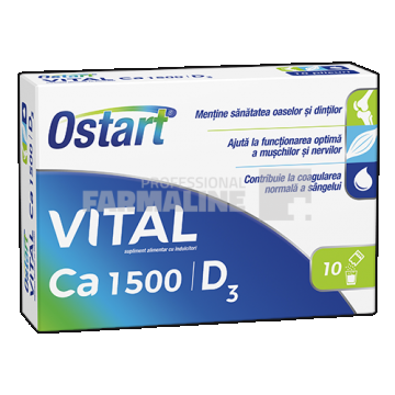 Ostart Vital Ca 1500 + D3 10 plicuri