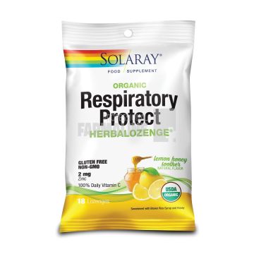Respiratory Protect Herbalozenge Lemon Honey Soother 18 dropsuri