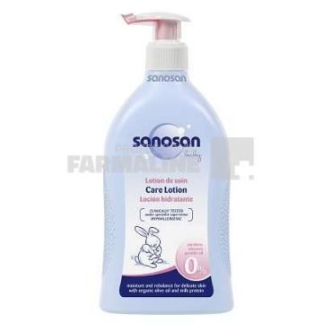 Sanosan Pachet Baby Lotiune ingrijire 500 ml + Crema cu zinc 75 ml