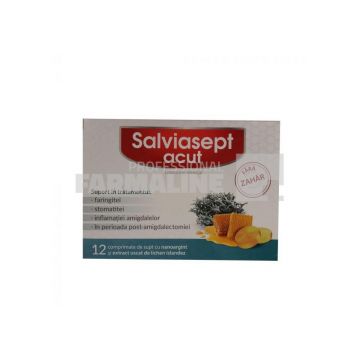 Zdrovit Salviasept acut 12 comprimate