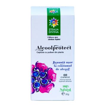 Alcoolprotect 500mg, 60 capsule, Steaua Divina