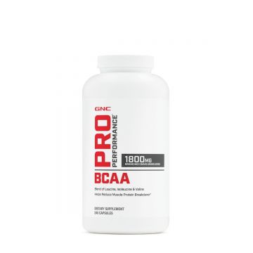 Aminoacizi BCAA Pro Performance, 240 capsule, GNC