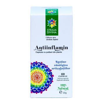 Antiinflamin 500mg, 60 capsule, Steaua Divina