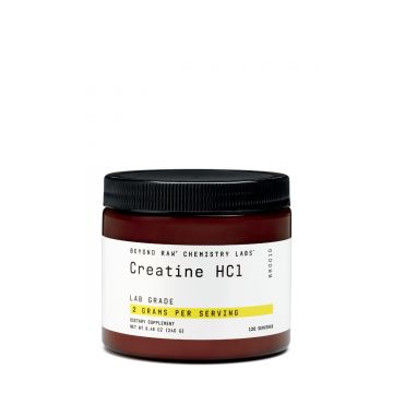 Creatina HCl fara aroma Beyond Raw Chemistry Labs, 240g, GNC