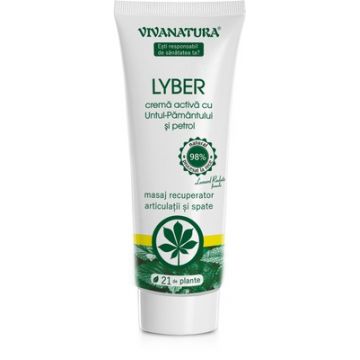 Crema activa cu untul-pamantului si petrol Lyber, 250ml, VivaNatura