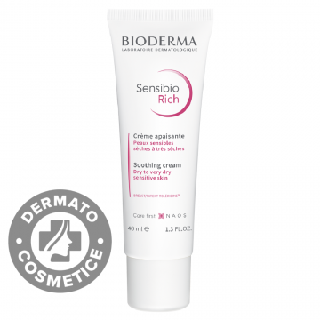 Crema calmanta Sensibio Defensive Rich, 40ml, Bioderma