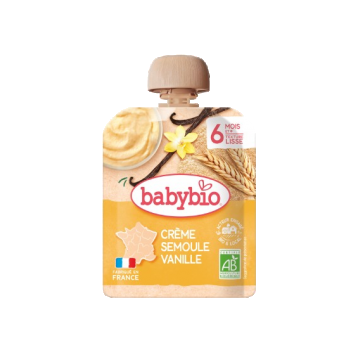 Crema de gris si vanilie Bio, 85g, BabyBio