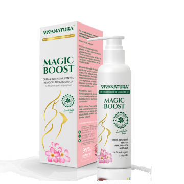 Crema intensiva pentru remodelarea bustului Magic Boost, 145ml, VivaNatura