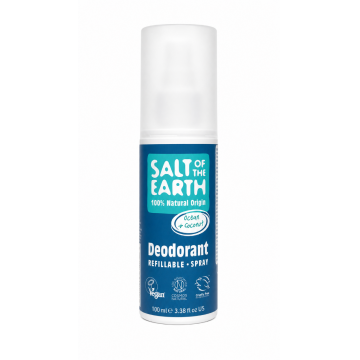 Deodorant unisex Ocean & Cocos Salt Of The Earth, 100ml, Crystal Spring
