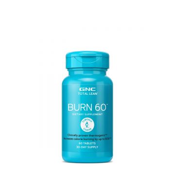 Formula termogenica pentru stimularea metabolismului Total Lean Burn 60, 60 tablete, GNC