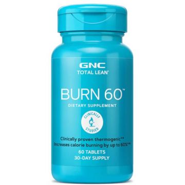 Formula termogenica pentru stimularea metabolismului Total Lean Burn 60, 60 tablete, GNC