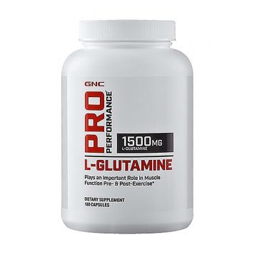 Glutamina Pro Performance 1500mg, 180 capsule, GNC