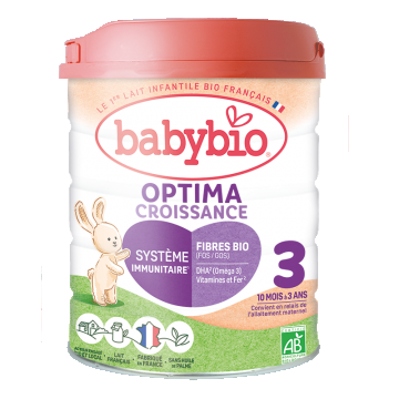 Lapte praf Optima 3 Croissance Bio, 800g, BabyBio
