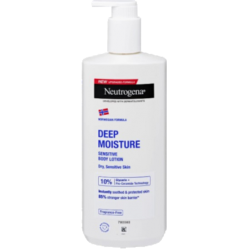 Lotiune de corp fara parfum Sensitive, 400ml, Neutrogena