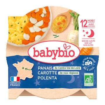 Meniu deliciu cu pastarnac, morcovi si mamaliguta, 230g, BabyBio
