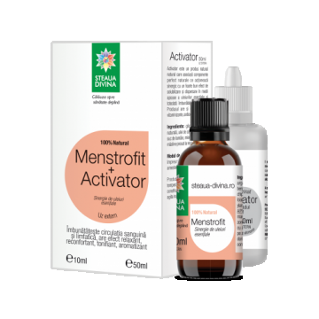 Pachet Menstrofit 10ml + Activator 50ml, Steaua Divina