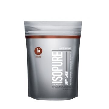 Proteina izolata din zer cu aroma de ciocolata Low Carb Protein Powder, 454g, Isopure