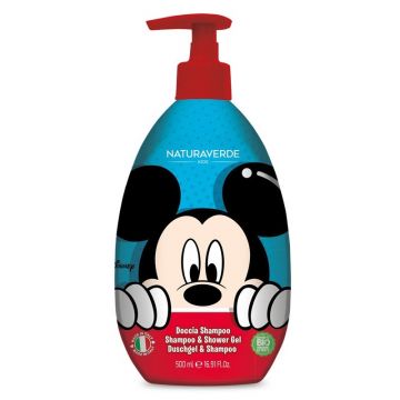 Sampon si gel de dus Disney Mickey, 500ml, Naturaverde