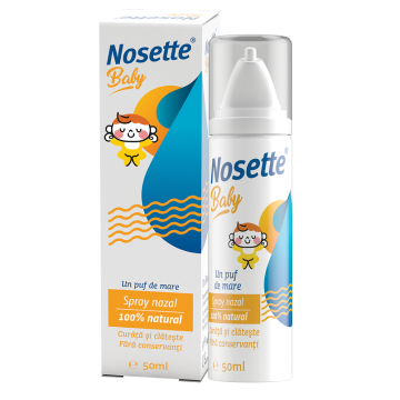 Nosette Baby spray nazal apa de mare izotonica, 50ml