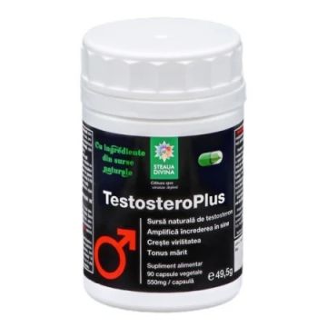 Testostero Plus 500mg, 90 capsule, Steaua Divina