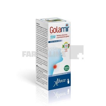 Aboca Golamir 2ACT Spray cu alcool pentru adulti 30 ml