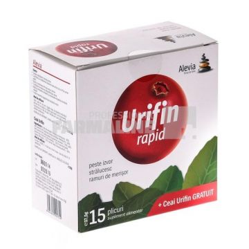 Alevia Urifin Rapid 15 plicuri + Urifin ceai 20 plicuri