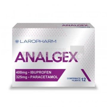 Analgex 400mg/325mg 12 comprimate filmate