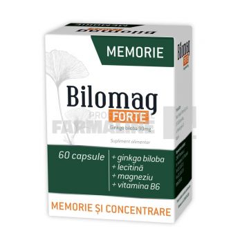 Bilomag Forte Memorie 90 mg 60 capsule