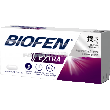 Biofen Extra 400mg/325mg 10 comprimate