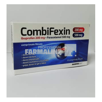 Combifexin 500 mg/200 mg 10 comprimate filmate